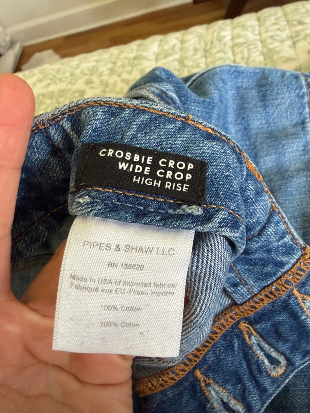 Veronica Beard Crosbie Crop High Rise Jeans Medium Wash Size 26 - Picture 4 of 7